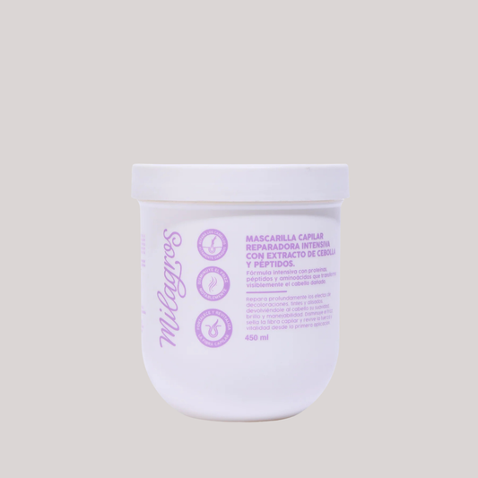 Mascarilla Capilar Con Extracto de Cebolla y Péptidos - Reparadora Intensiva