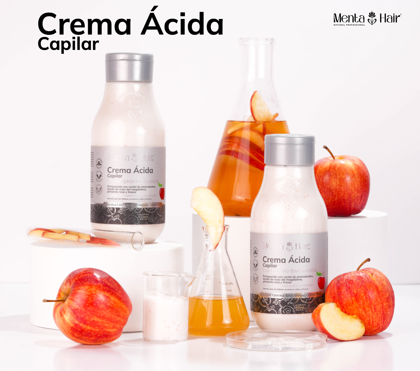 Menta Hair - Crema Ácida Capilar