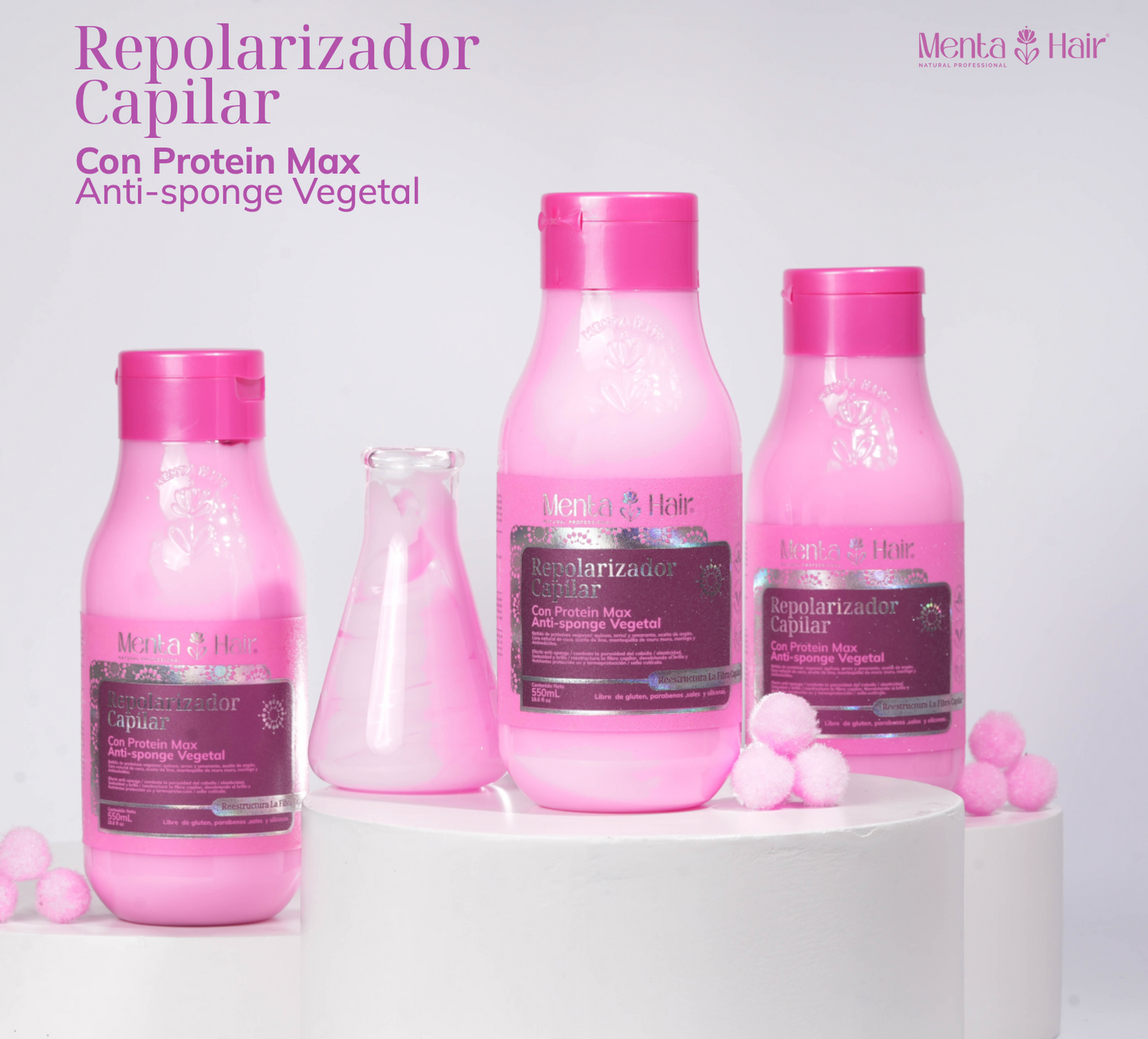 Menta Hair - Repolarizador Capilar Colágeno