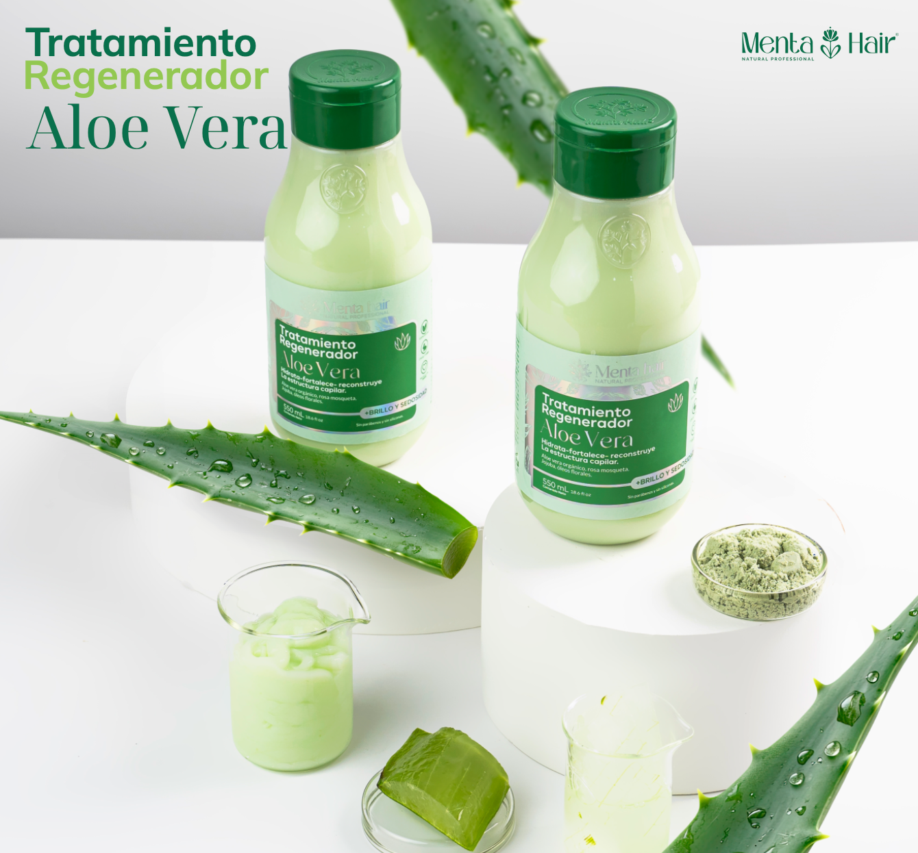 Menta Hair - Tratamiento Regenerador Aloe Vera