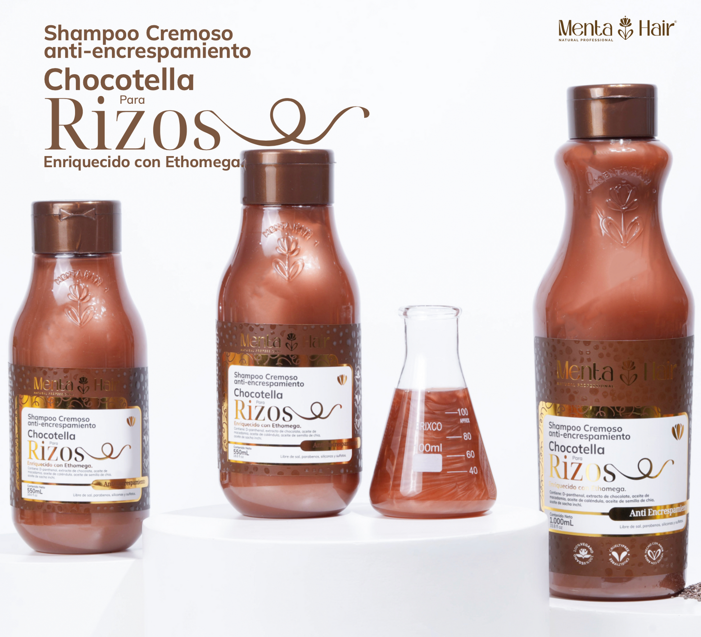 Menta Hair - Shampoo Chocotella para Rizos